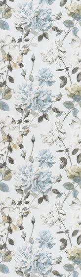 Jardin Des Plantes Wallpaper | Couture Rose - Graphite | Dekorstoffe | Designers Guild