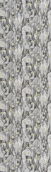 Jardin Des Plantes Wallpaper | Delahaye - Slate | Drapery fabrics | Designers Guild
