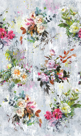 Jardin Des Plantes Wallpaper | Aubriet - Fuchsia | Tejidos decorativos | Designers Guild
