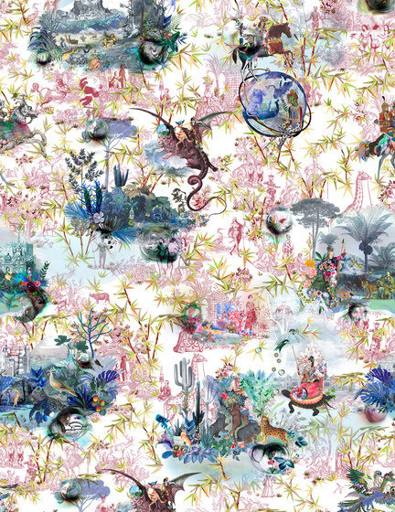 Au Thèâtre Ce Soir Wallpaper | Reveries – Tomette | Drapery fabrics | Designers Guild