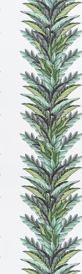 Au Thèâtre Ce Soir Wallpaper | Groussay – Vert Buis | Tessuti decorative | Designers Guild