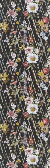 Au Thèâtre Ce Soir Wallpaper | Rocaille - Nuit | Drapery fabrics | Designers Guild