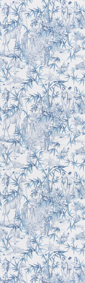 Au Thèâtre Ce Soir Wallpaper | Exotisme – Aube | Drapery fabrics | Designers Guild