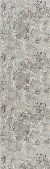 Au Thèâtre Ce Soir Wallpaper | Exotisme – Argent | Drapery fabrics | Designers Guild