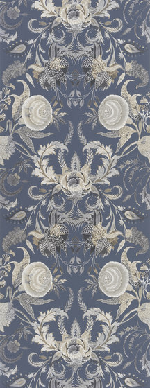 Au Thèâtre Ce Soir Wallpaper | Noailles - Graphite | Tessuti decorative | Designers Guild