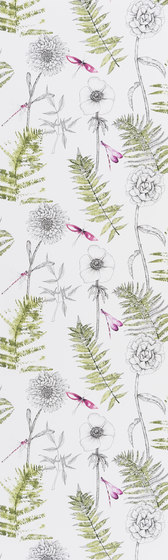 Majolica Wallpaper | Acanthus - Moss | Tessuti decorative | Designers Guild