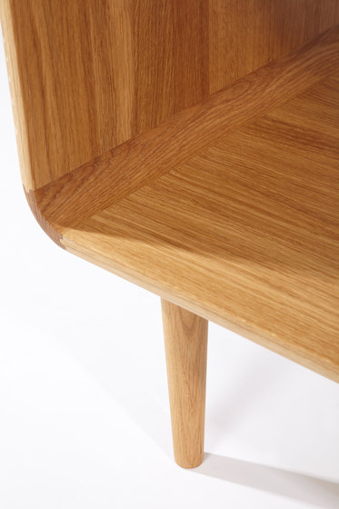 Teve | small - oak clear oil  - with recesses | Side tables | Wiinberg