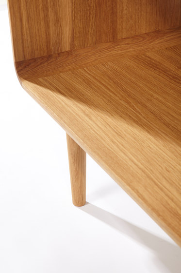 Teve | small - oak clear oil  - with recesses | Side tables | Wiinberg