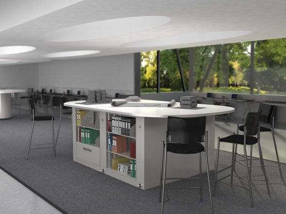 Times-2 Collaboration Tables | Desks | Aurora Storage