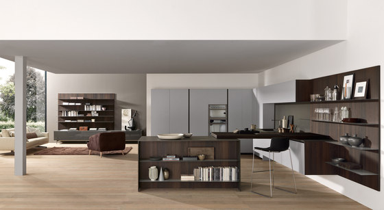 Linea peninsula | Fitted kitchens | Comprex