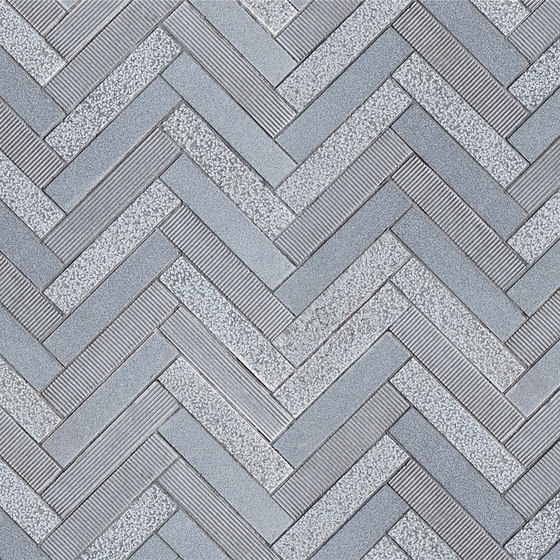 Offset Herringbone by Claybrook Interiors Ltd. | Natural stone tiles