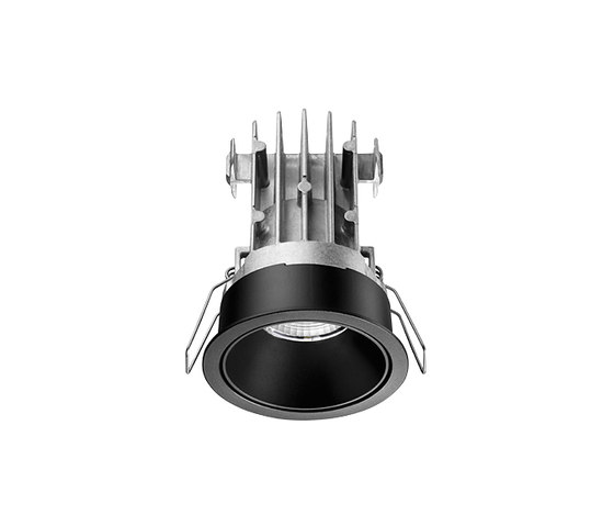 LUNIK LED recessed spotlight  black | Recessed ceiling lights | RIBAG