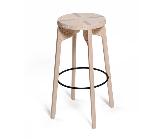 Tattoo Bar Stool (carved) | Sgabelli bancone | Zanat