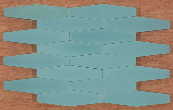 Long Hex - Aqua | Piastrelle ceramica | Granada Tile