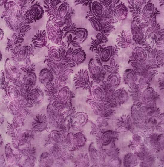 Murrine Weaves Fabrics | Zanfirico - Violet | Dekorstoffe | Designers Guild