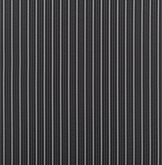 Signature West Village Fabrics | Crondall Stripe - Jet Black | Dekorstoffe | Designers Guild