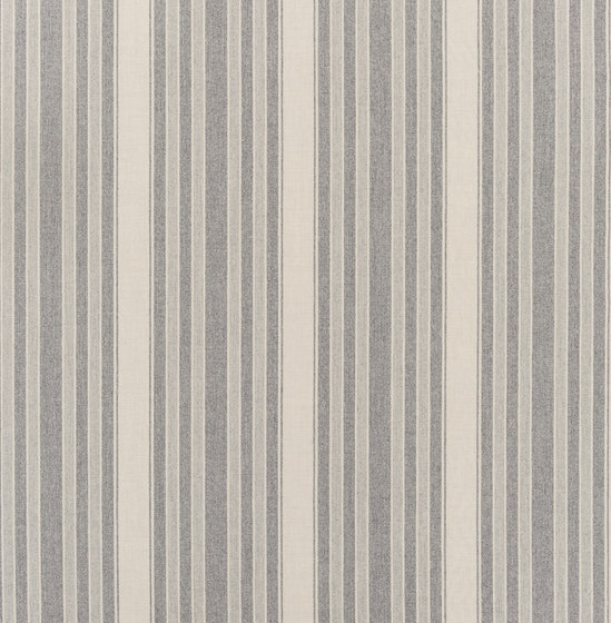 Signature West Village Fabrics | Purcell Stripe - Flint | Tissus de décoration | Designers Guild