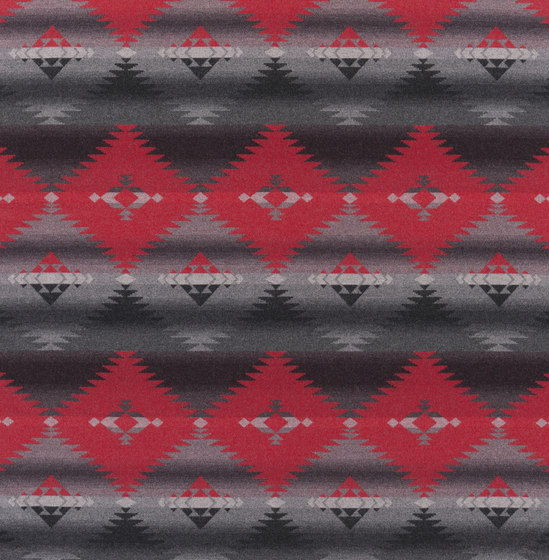 Signature West Village Fabrics | Blackstone River Blanket - Cochineal | Tissus de décoration | Designers Guild
