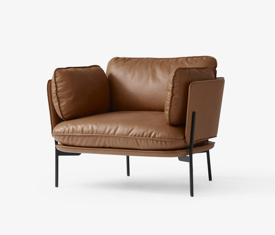 Cloud One Seater LN1 leather cognac | Poltrone | &TRADITION