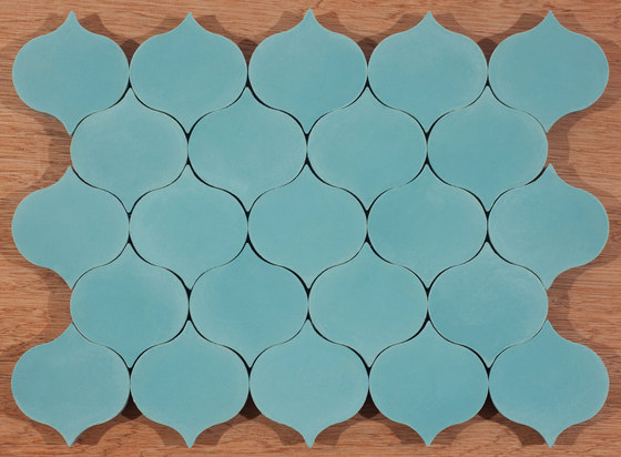 Droplet-aqua | Beton Fliesen | Granada Tile