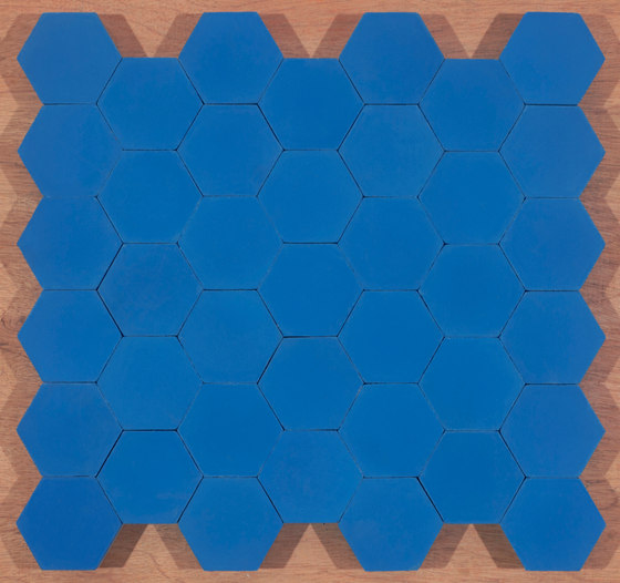 Hexagon-blue | Concrete tiles | Granada Tile