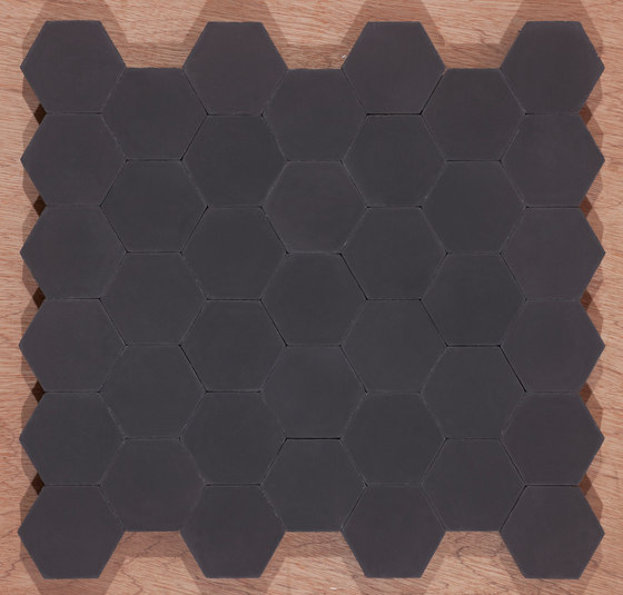 Hexagon-black | Dalles de béton | Granada Tile