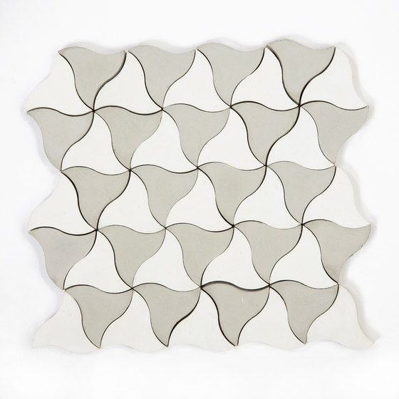 Kite-White-Grey | Beton Fliesen | Granada Tile