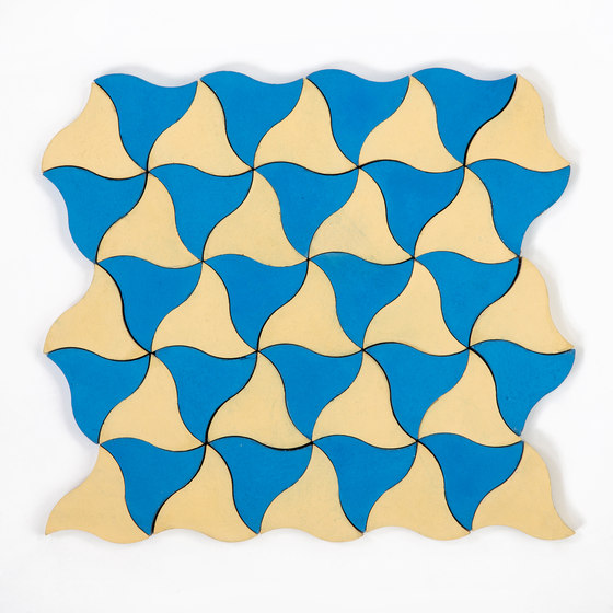 Kite-Yellow-Blue | Dalles de béton | Granada Tile