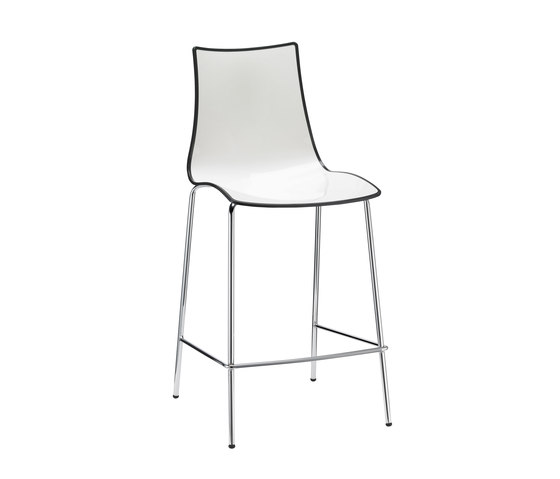 Zebra Bicolore barstool H. 65 | Bar stools | SCAB Design