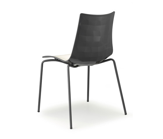 Zebra Bicolore | coated frame | Chaises | SCAB Design