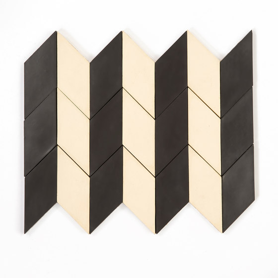 Short-Accordion-Parade-black-cream | Concrete tiles | Granada Tile