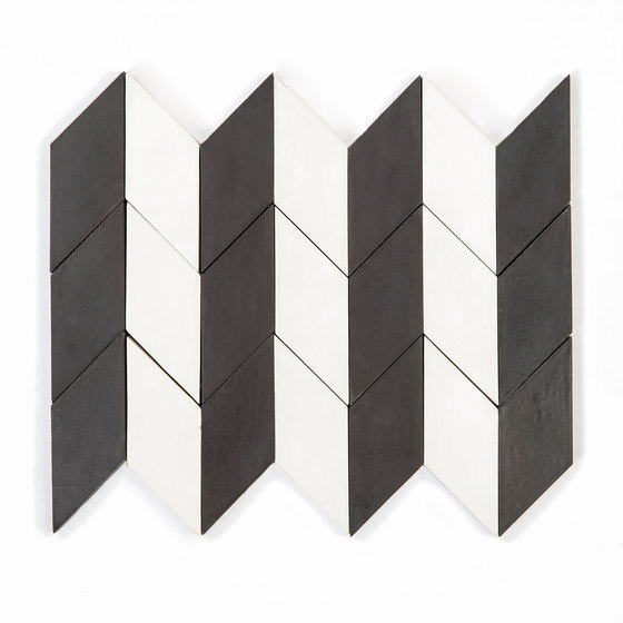 Short-Accordion-Parade-black-white | Beton Fliesen | Granada Tile
