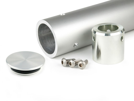 H Tube Divider Hardware | Beschläge | Gyford StandOff Systems®