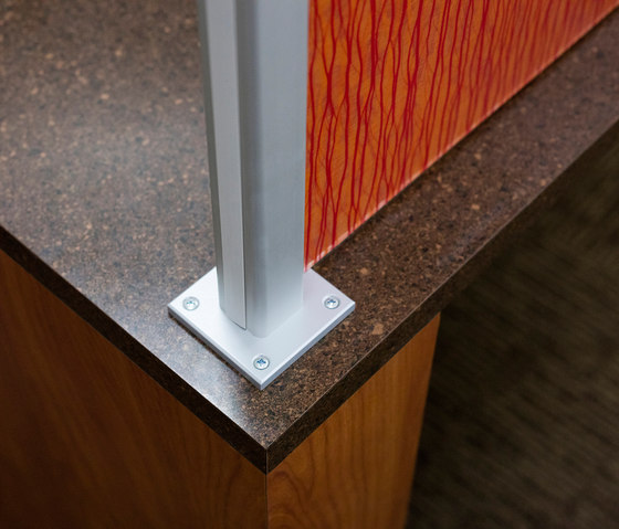 Square Extrusion Dividers | Wall partition systems | Gyford StandOff Systems®