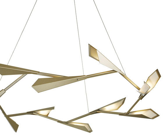 Quill Large LED Pendant | Chandeliers | Hubbardton Forge