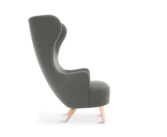 Wingback Chair Copper Leg Hallingdal 65 | Fauteuils | Tom Dixon