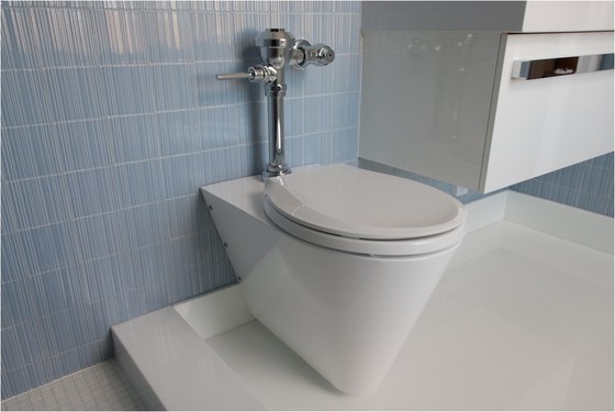 Mini Loo Wall Hung Toilet Configured for In-Wall Flushing System | WC | Neo-Metro