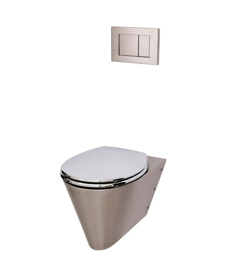 Mini Loo Wall Hung Toilet Configured for In-Wall Flushing System | Inodoros | Neo-Metro