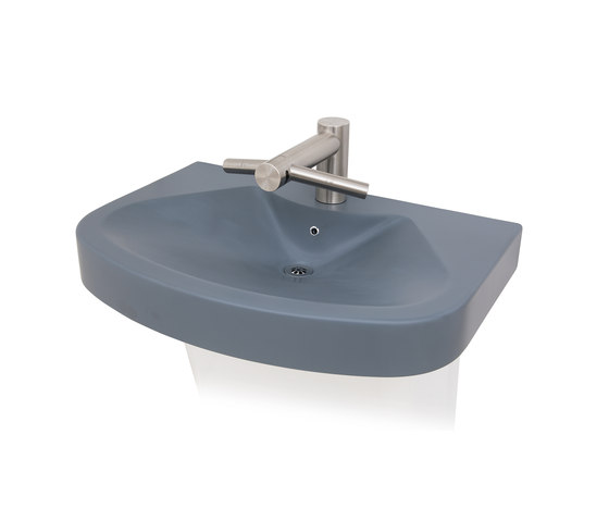 Wall Mounted Pat Basin Featuring Dyson® Airblade™ Tap/Hand Dryer | Wash basins | Neo-Metro