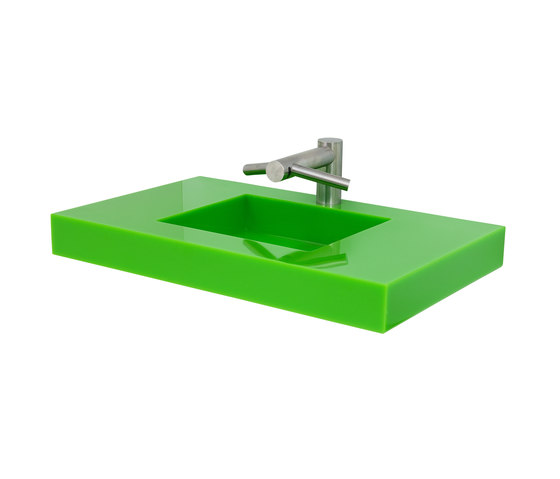 Slab Wall Mounted Cast Solid Surface Deck | Lavabos | Neo-Metro