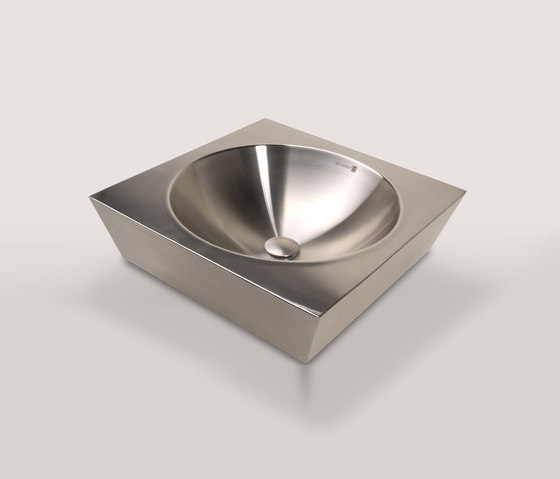 Tazon Square Vessel with Round Bowl | Wash basins | Neo-Metro