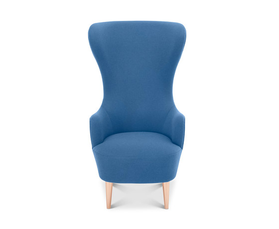 Wingback Chair Copper Leg Hallingdal 65 | Sessel | Tom Dixon