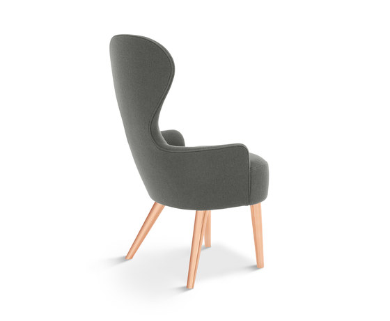 Wingback Dining Chair Copper Leg Hallingdal 65 | Sedie | Tom Dixon