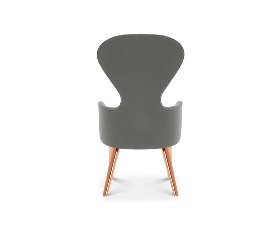 Wingback Dining Chair Copper Leg Hallingdal 65 | Chaises | Tom Dixon