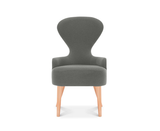 Wingback Dining Chair Copper Leg Hallingdal 65 | Sedie | Tom Dixon