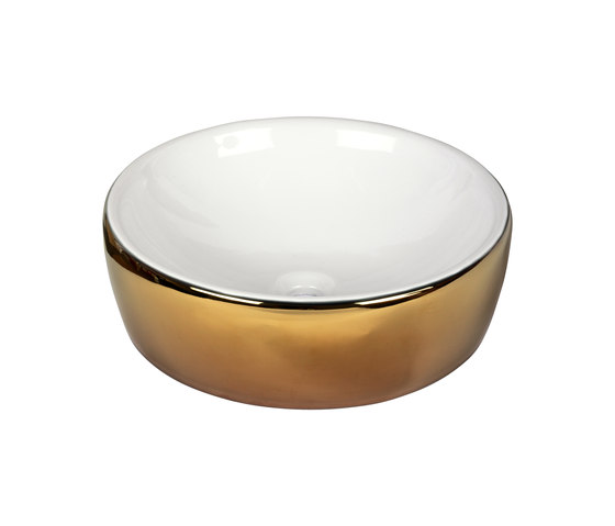 Washbasin White and Gold | Waschtische | Dune Cerámica