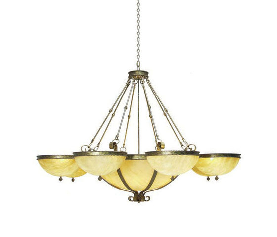 Alonzo 6 Arm Chandelier | Suspensions | 2nd Ave Lighting