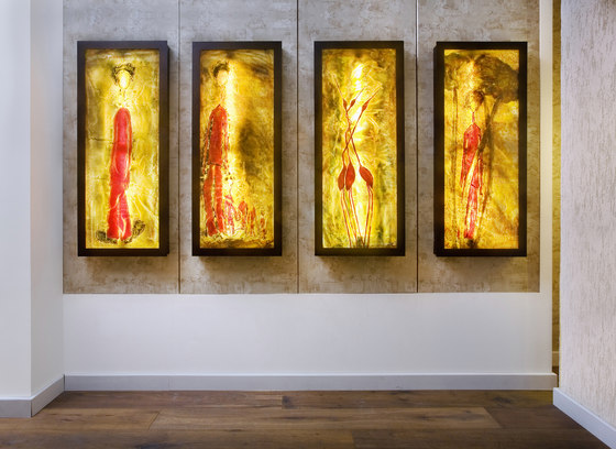 Painted Art Glass | Wall lights | Shakuff