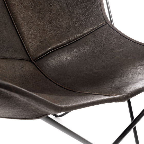 Hardoy | Butterfly Chair | Biobüffel - Leder | Sessel | Manufakturplus