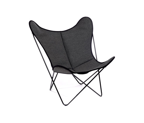Hardoy Butterfly Chair Loden Mehler-Schwarz | Armchairs | Manufakturplus